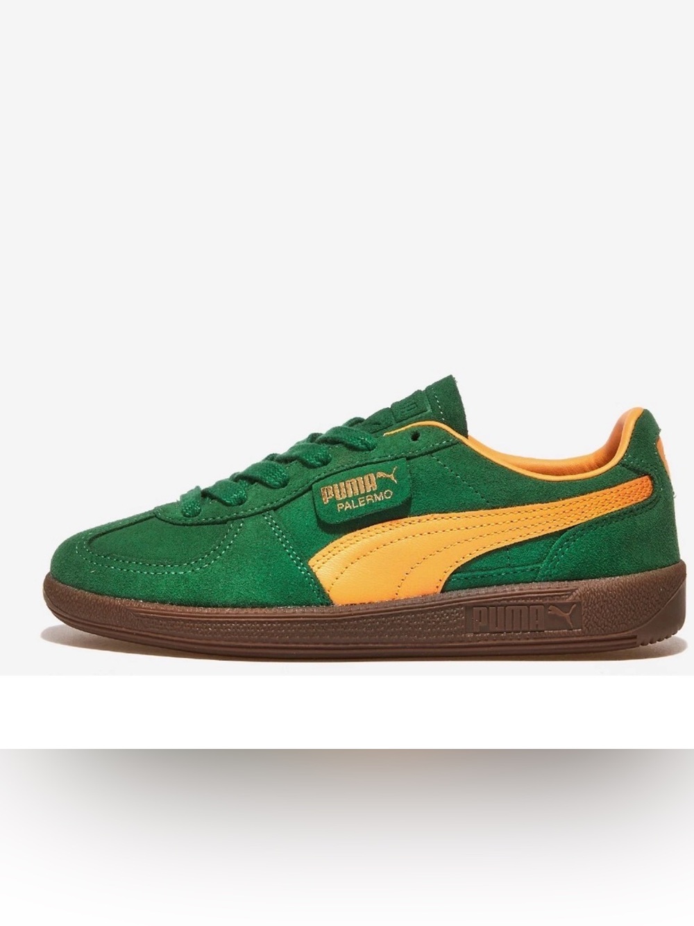 Puma Palermo Vintage OG Men's Shoes Green Suede Size 11